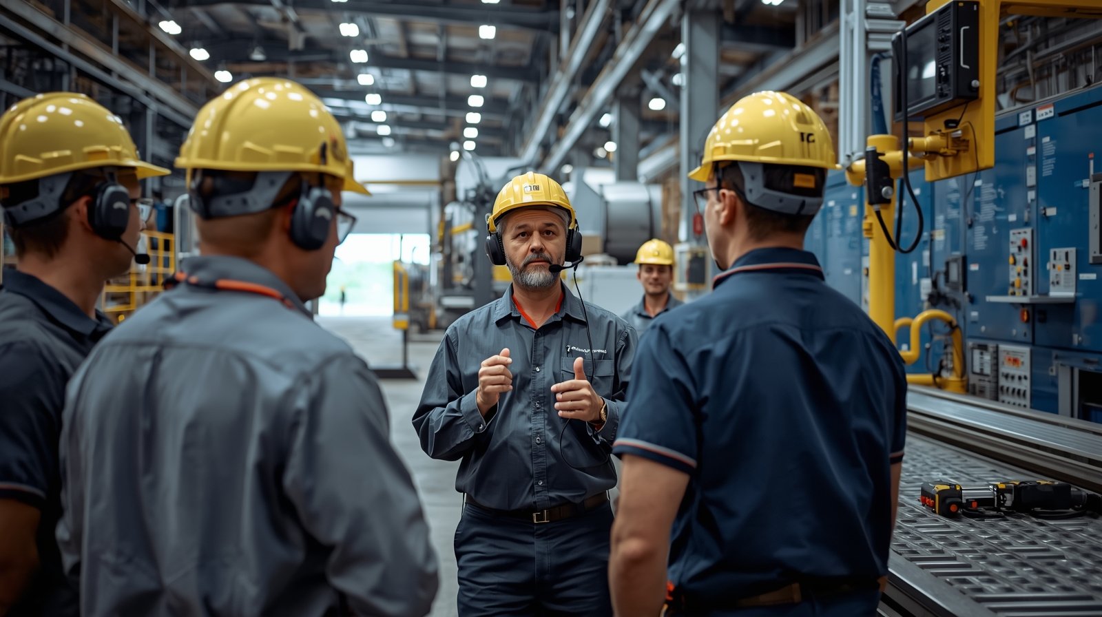 Industrial training sessions